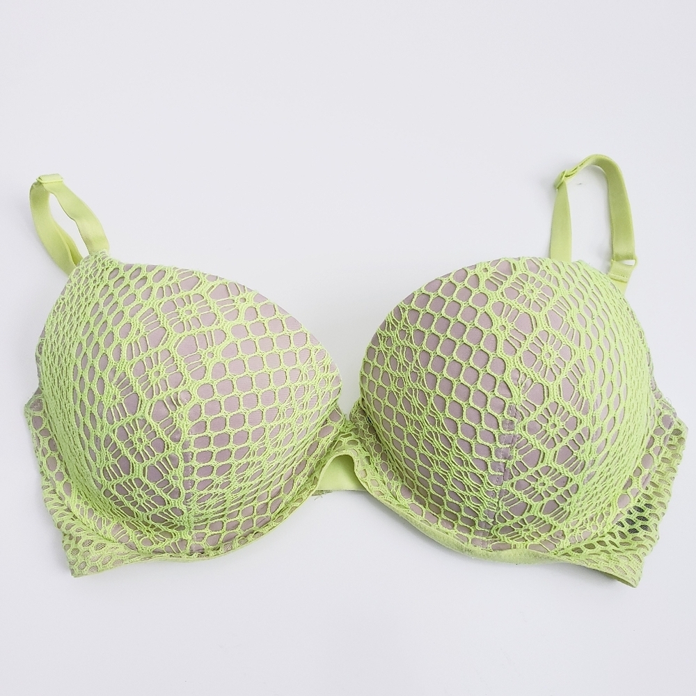 Victoria's Secret Very Sexy Lightly Lined Neon Lace Bra